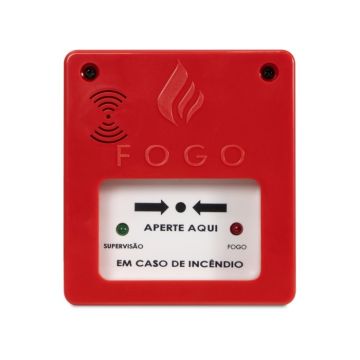 Acionador Manual Endereçável com Sirene COMPACT
