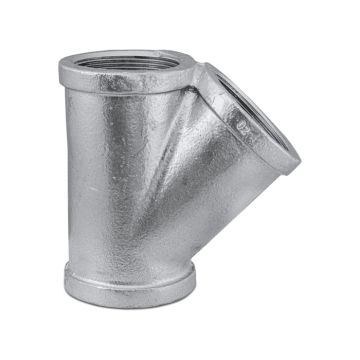 Tê galvanizado 45º