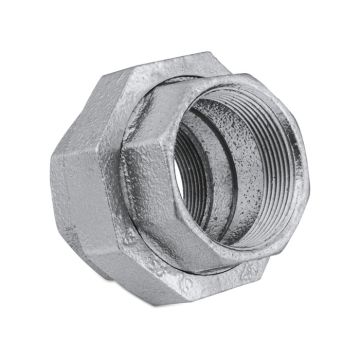 União galvanizada com assento cônico em bronze